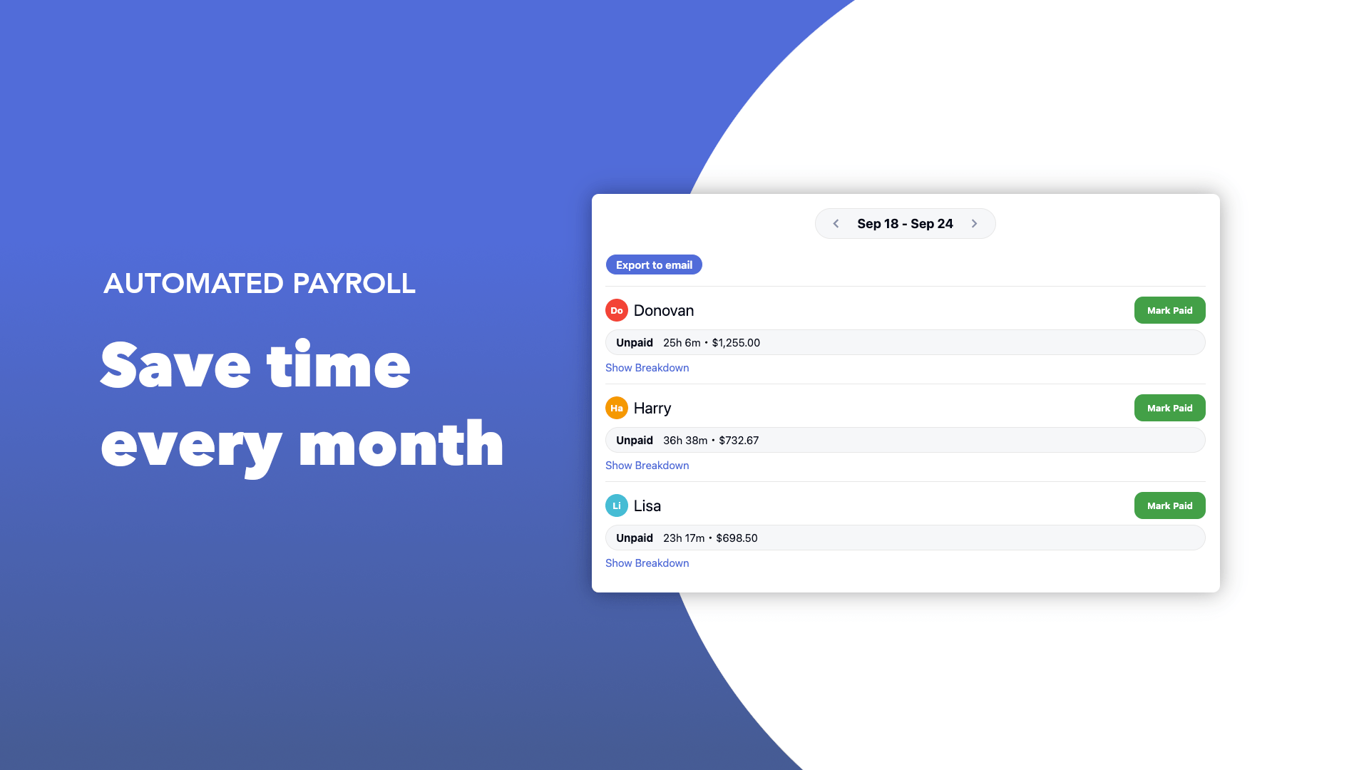 screenshot of Employee Link